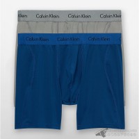 Quần lót nam Calvin Klein NP1908O Micro Stretch Boxer Brief 2-pack Blue/Grey